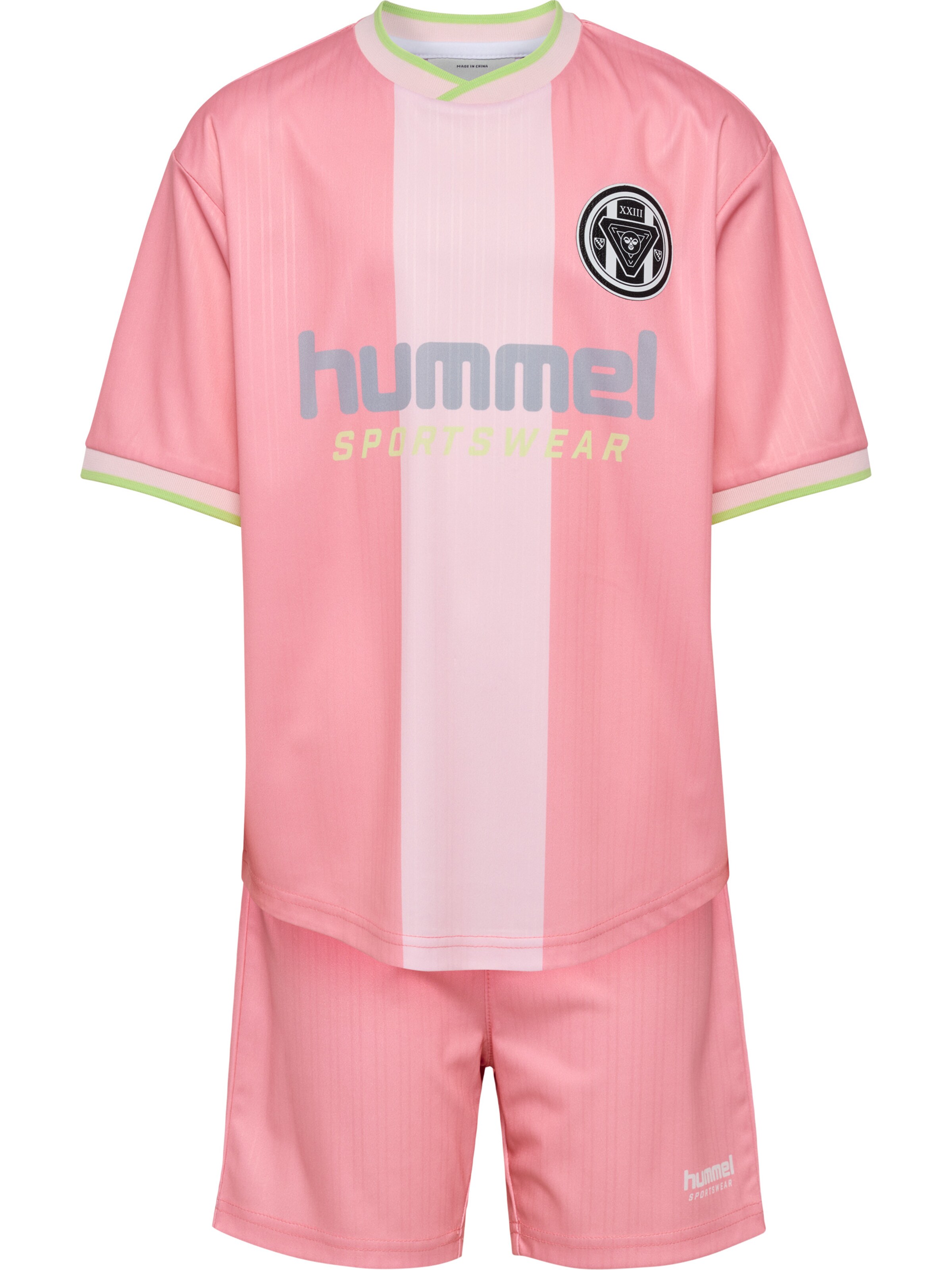 Hummel Trainingspak in Roze: voorkant