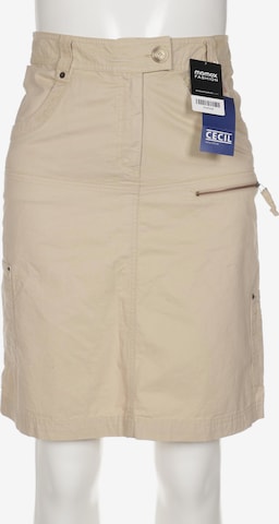 CECIL Skirt in L in Beige: front