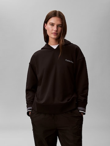 Calvin Klein Sport Sweatshirt 'French Terry' in Zwart: voorkant