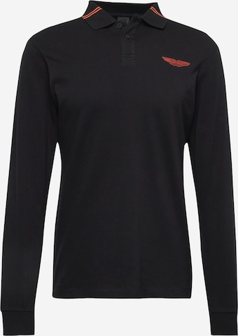 T-Shirt Hackett London en noir : devant