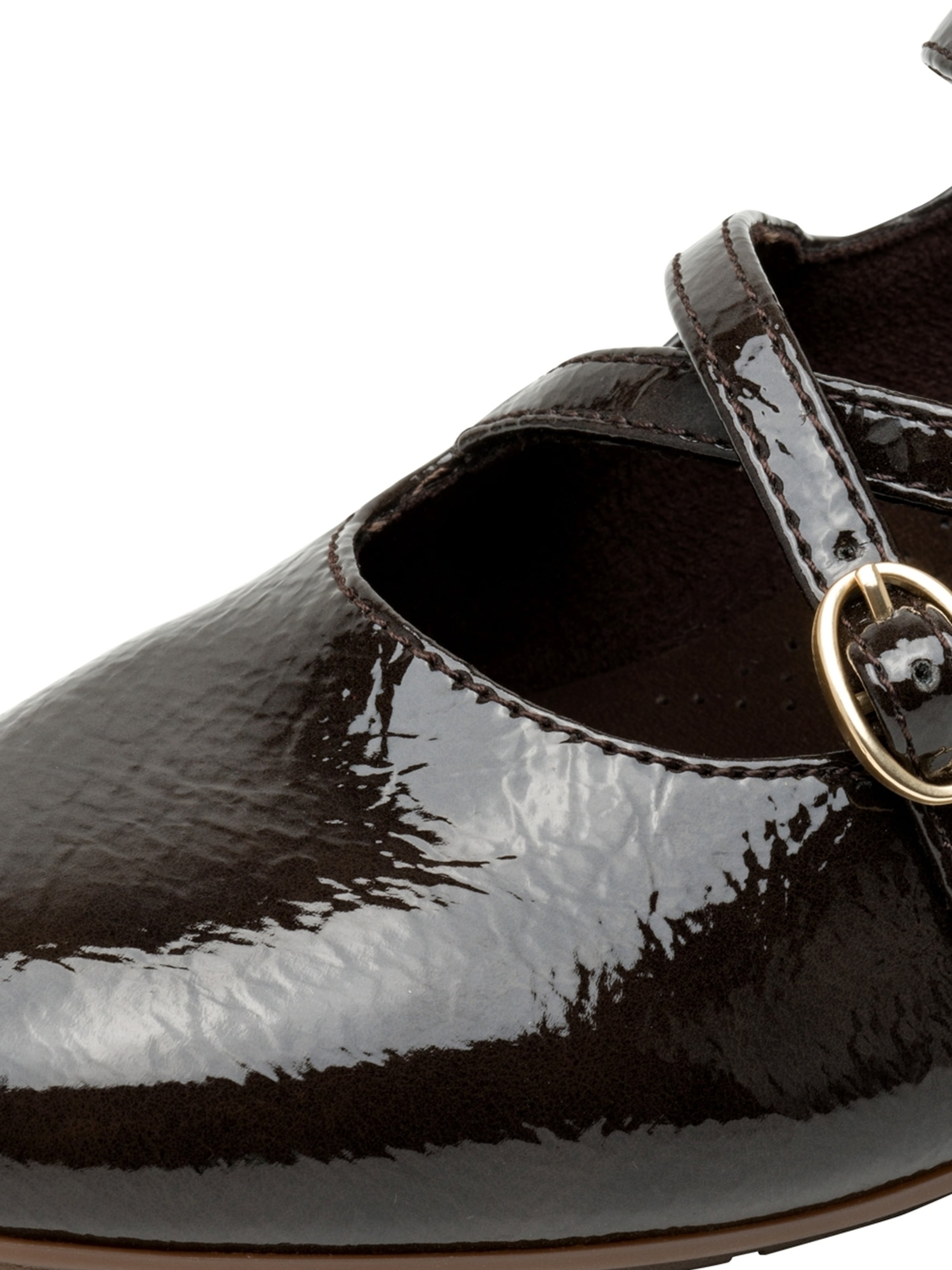 Tamaris Ballerina met riempjes in Bruin