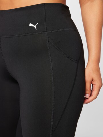 PUMA Skinny Sporthose in Schwarz