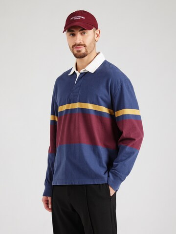 Abercrombie & Fitch Tričko – modrá: přední strana