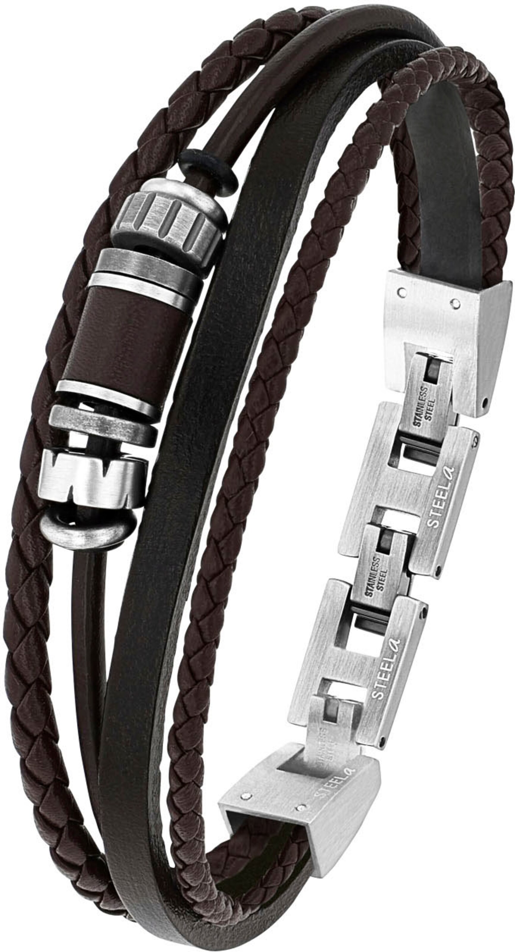 s.Oliver Bracelet in Brown: front