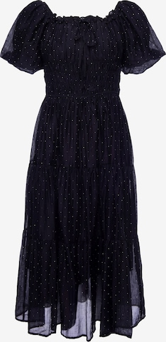 faina - Vestido em preto: frente