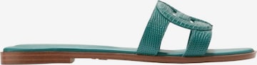 Cole Haan - Sandalias con hebilla 'CHRISEE' en verde: frente