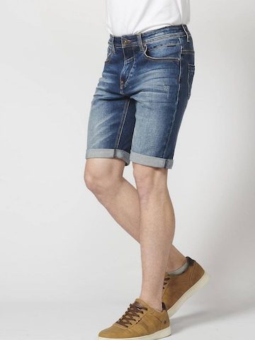 KOROSHI Slimfit Farmer - kék