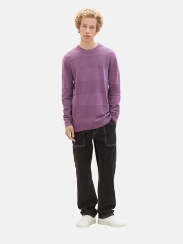 TOM TAILOR DENIM - Pullover em roxo