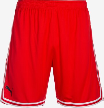 PUMA Regular Sporthose 'Hoops Team Game' in Rot: predná strana