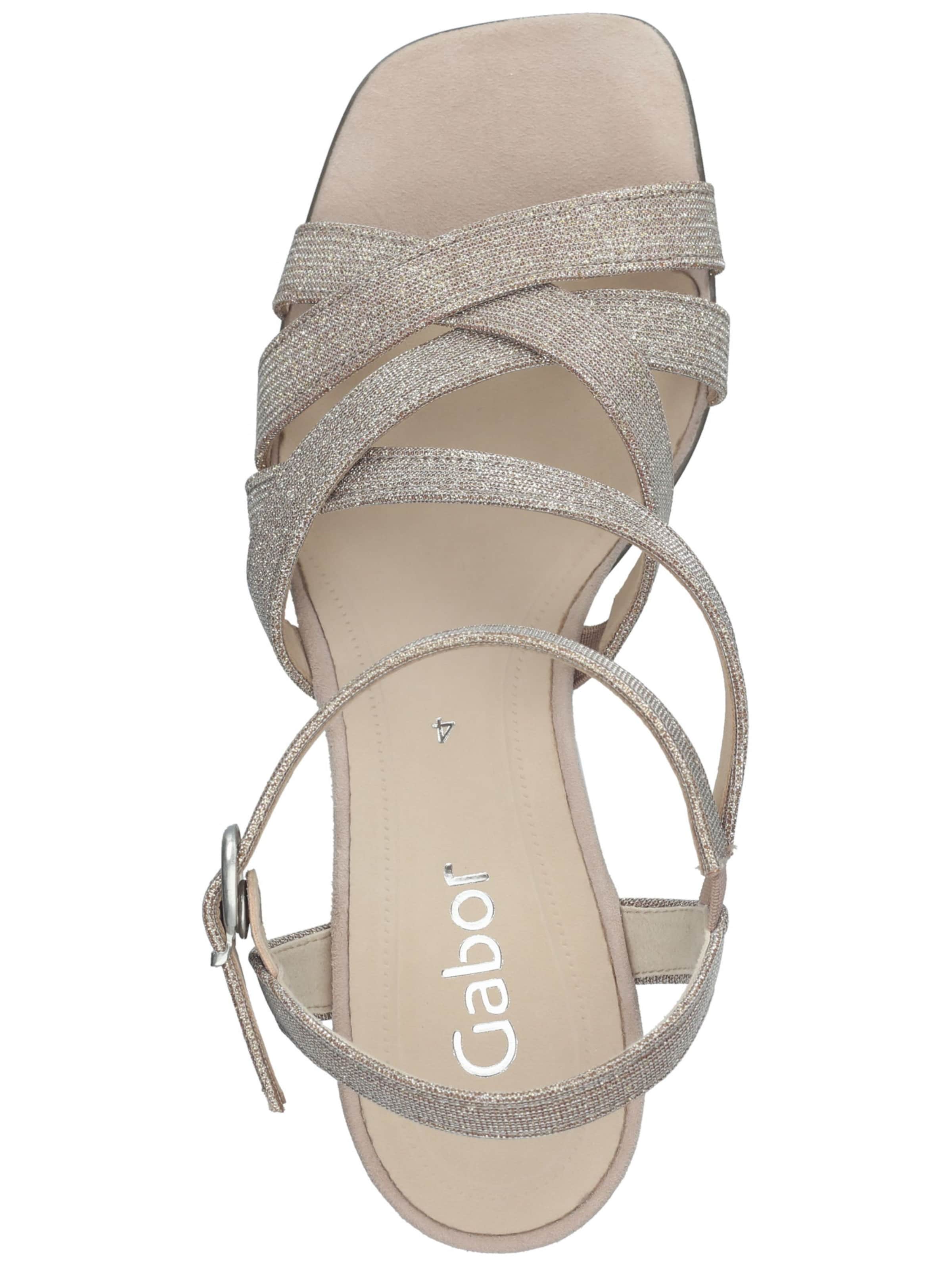 GABOR Sandale in Silber