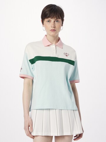 LEVI'S ® Koszulka 'Graphic Sundowner Polo' w kolorze zielony: przód