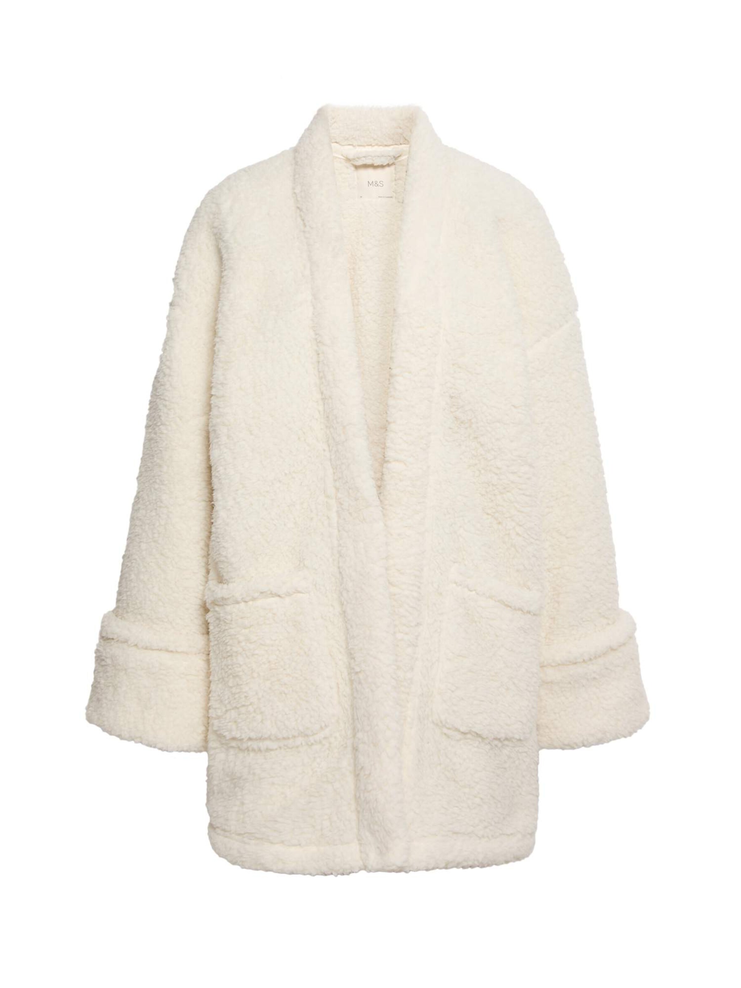 Marks & Spencer Schlafshirt in Beige: Vorderseite