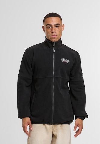 Unfair Athletics Fleecejacke in Schwarz: Vorderseite