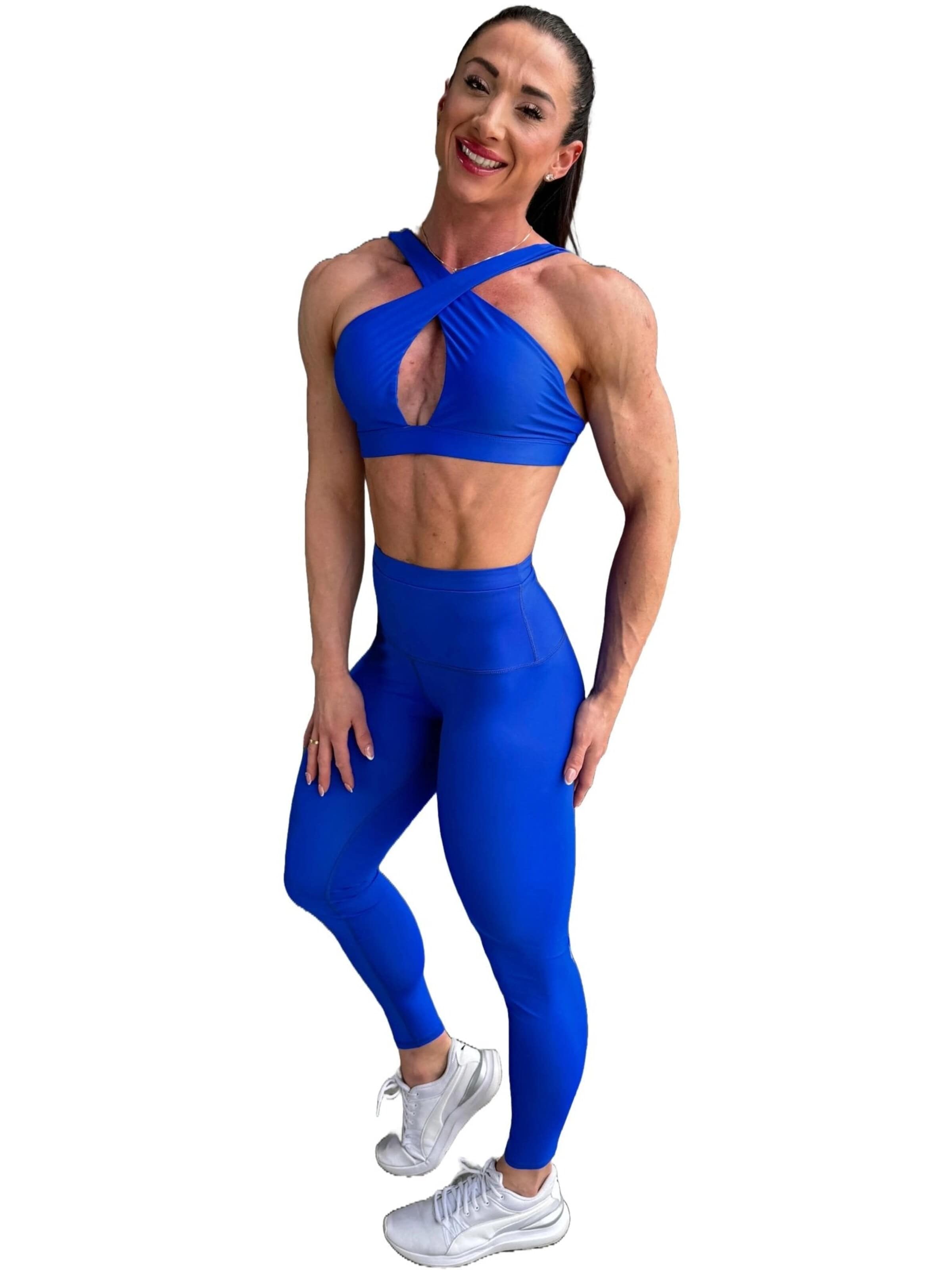 Top sportivo 'Top Paula' di LUXFEEL in blu