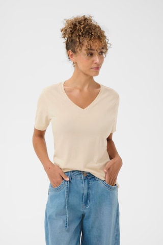 Bluză de la Cream pe bej: față