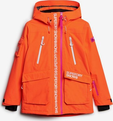 Superdry Athletic Jacket ' Ultimate Rescue' in Orange: front