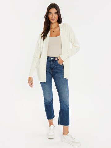 Threadbare Knit Cardigan 'Napier' in White