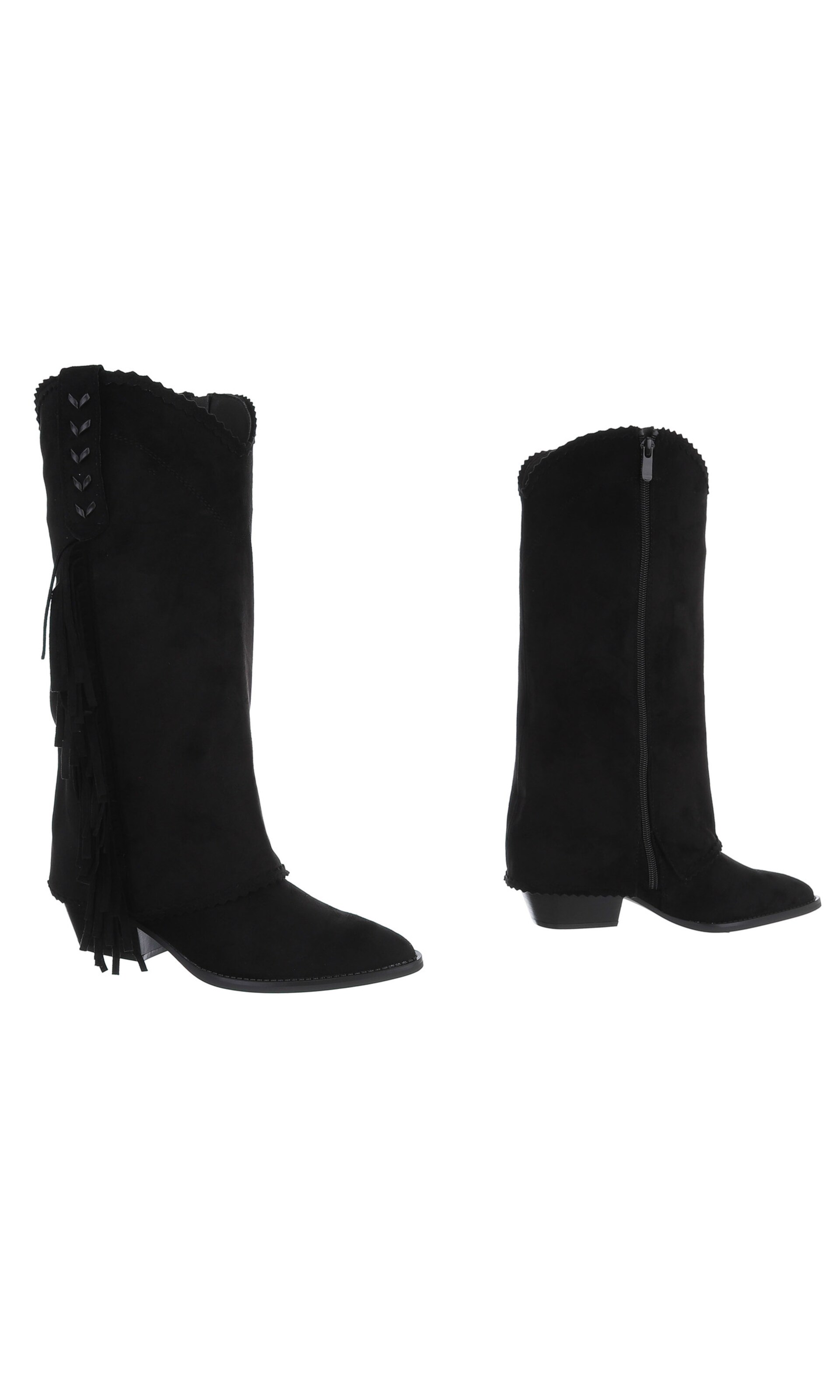 Ital-Design Boots in Schwarz