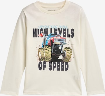 balta TOM TAILOR Marškinėliai: priekis