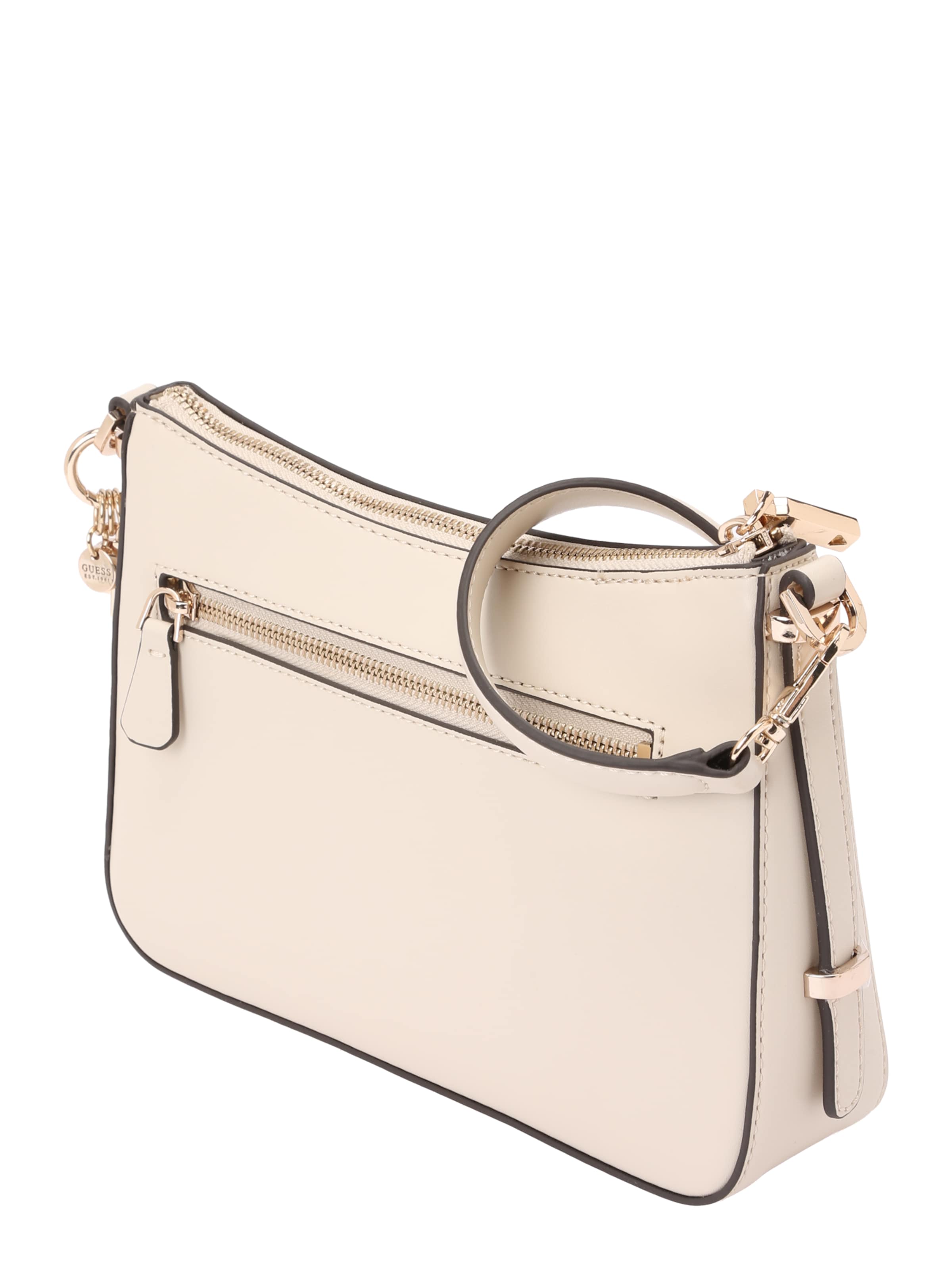 GUESS Τσάντα ώμου 'DARYNA II TOP ZIP SHOULDER BAG' σε μπεζ
