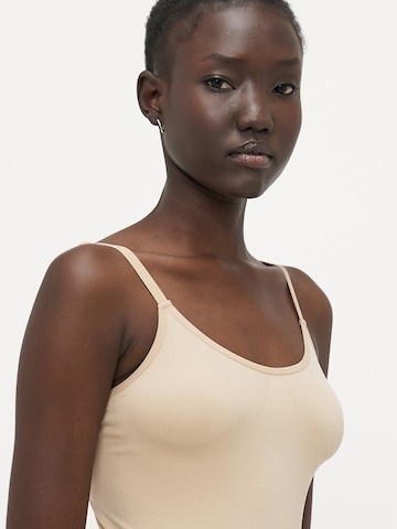 PIECES - Body moldeador 'PCRELLA' en marrón