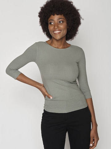 GREENBOMB Shirt ' Basic Refined ' in Groen