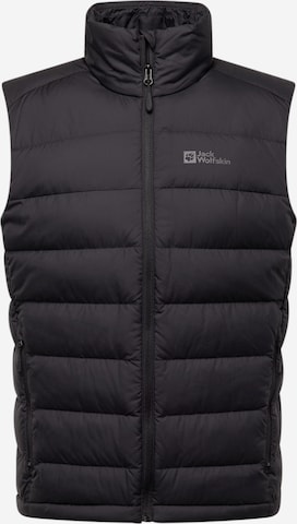 JACK WOLFSKIN Weste 'ATHER' in Schwarz ABOUT YOU