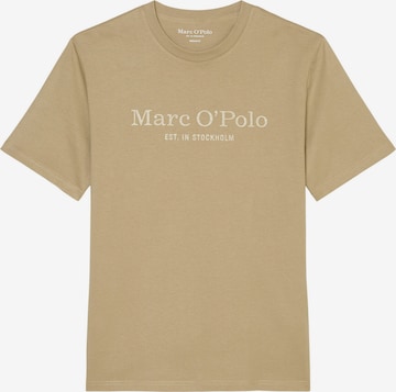 T-Shirt Marc O'Polo en marron : devant