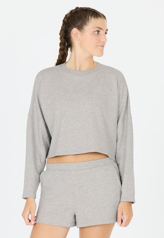Les'Arcs Sweatshirt 'Clairen' in Grijs: voorkant