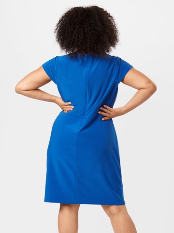 Lauren Ralph Lauren Plus Šaty 'BRENDA' - Modrá