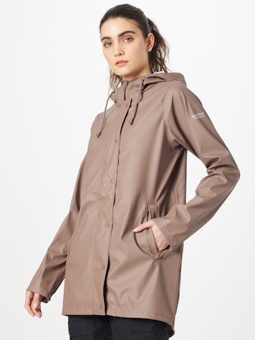 Veste outdoor 'Petra' Weather Report en marron : devant