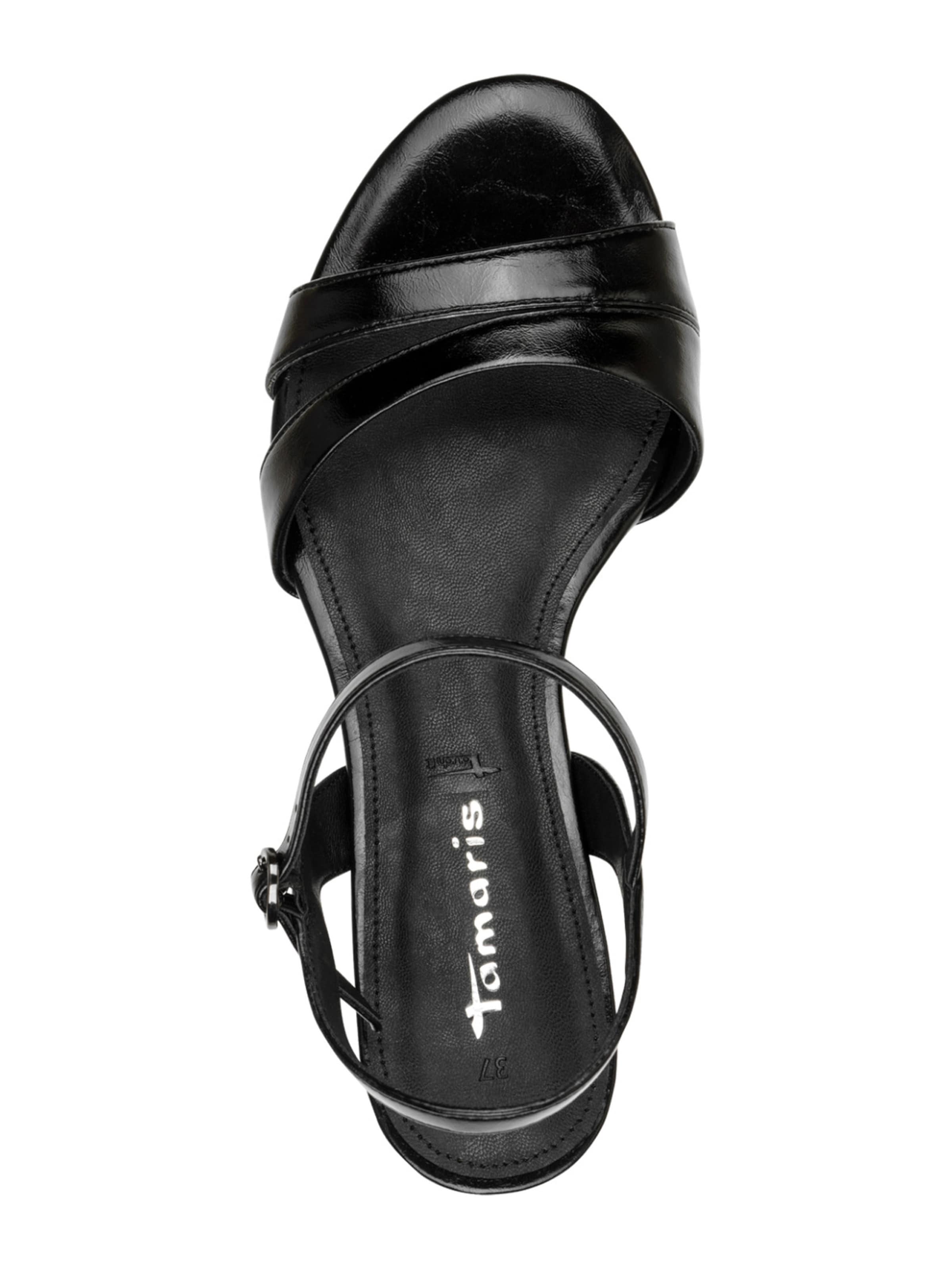 Tamaris Sandaler med rem i sort