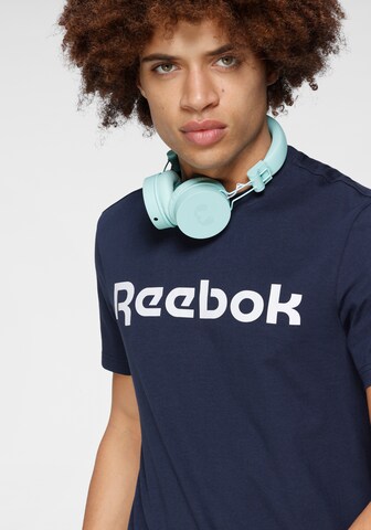 T-Shirt fonctionnel Reebok en bleu