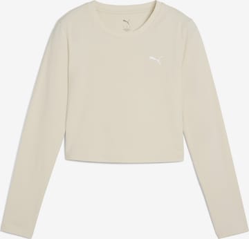 T-shirt 'Wardrobe Ess' PUMA en blanc : devant