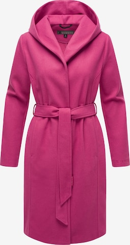 Manteau mi-saison 'Kailii 16' MARIKOO en rose : devant