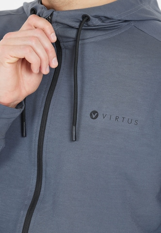 Virtus Sportsweatjacke 'Brent' in Grau