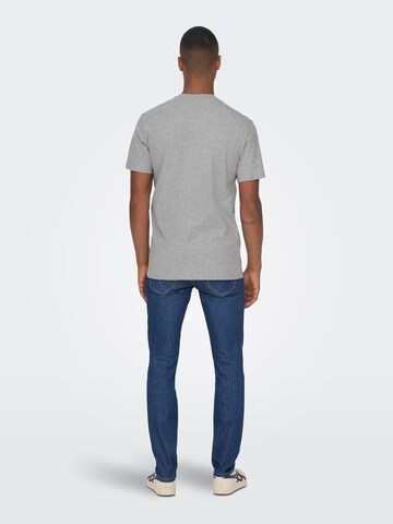 Tricou 'Berkeley' de la Only & Sons pe gri