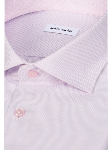 SEIDENSTICKER Slim fit Business shirt in Pink