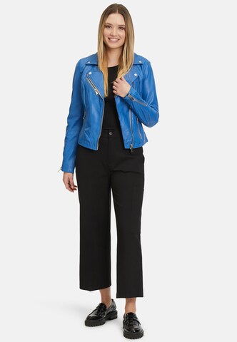 RINO & PELLE Lederjacke 'Ghost' in Blau