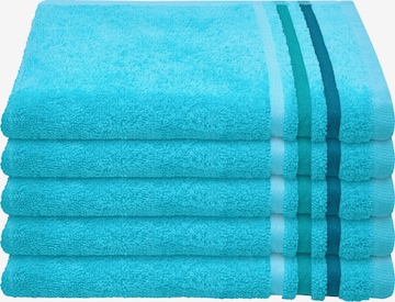 SCHIESSER Towel 'Skyline Color' in Blue: front