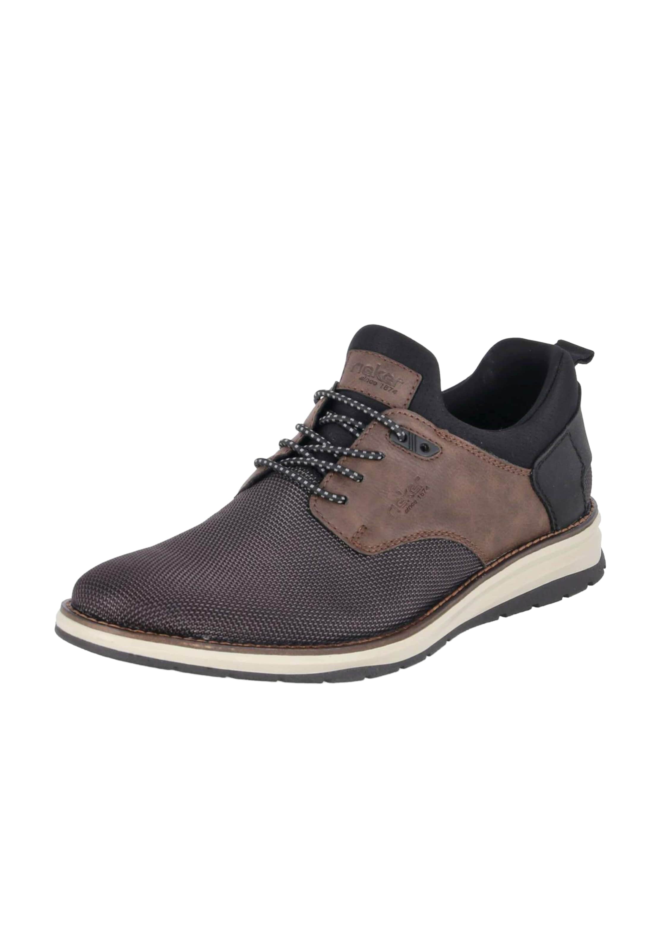 Rieker Athletic lace-up shoe in Brown: front