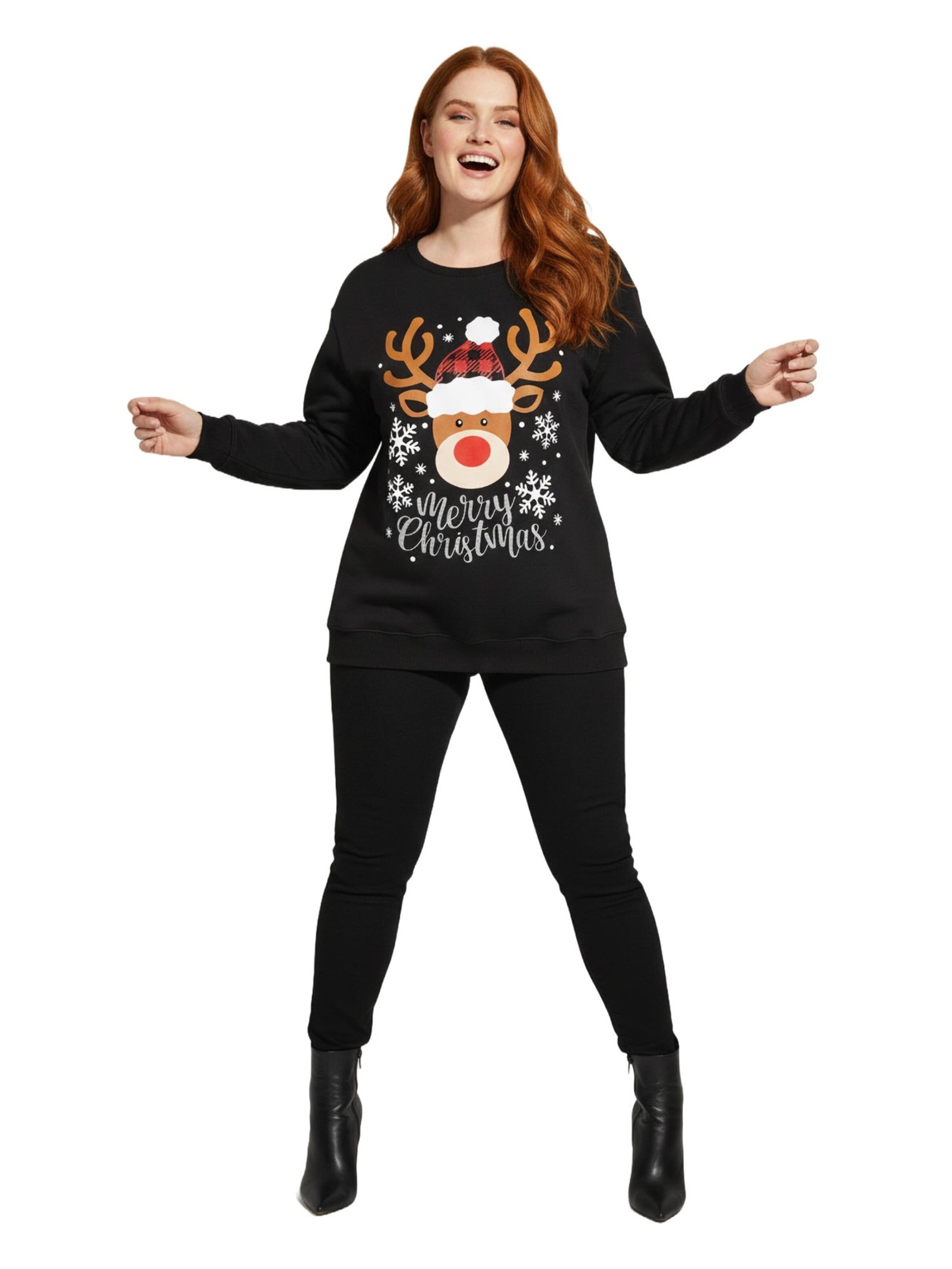 Shape Of You Sweatshirt‌‌‌‌ in Schwarz