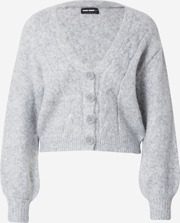 Tally Weijl Knit Cardigan in Grey: front