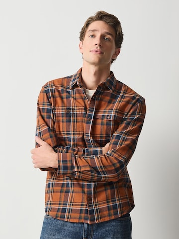 Next Regular fit Overhemd in Oranje: voorkant