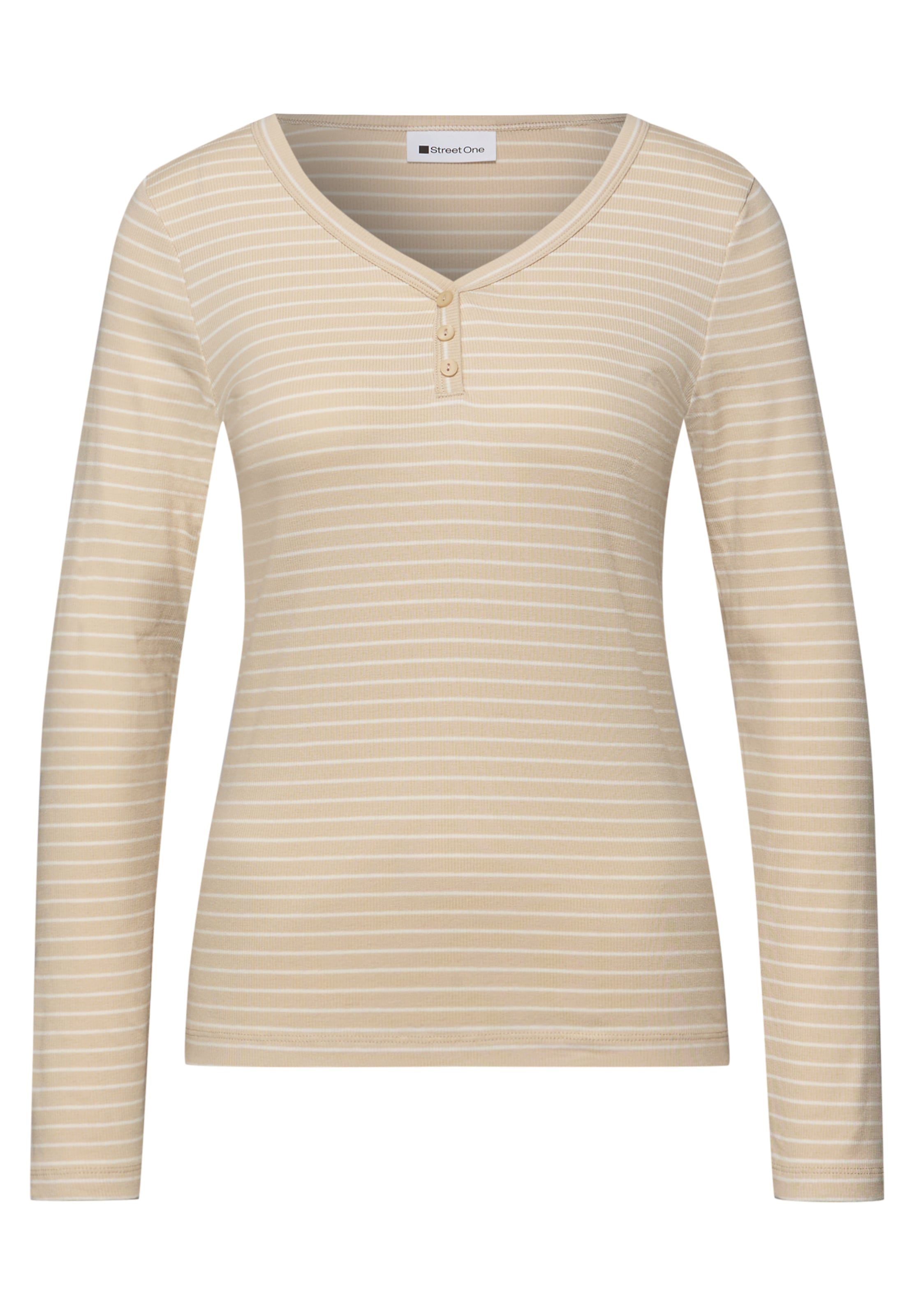 STREET ONE Shirt in Beige: front