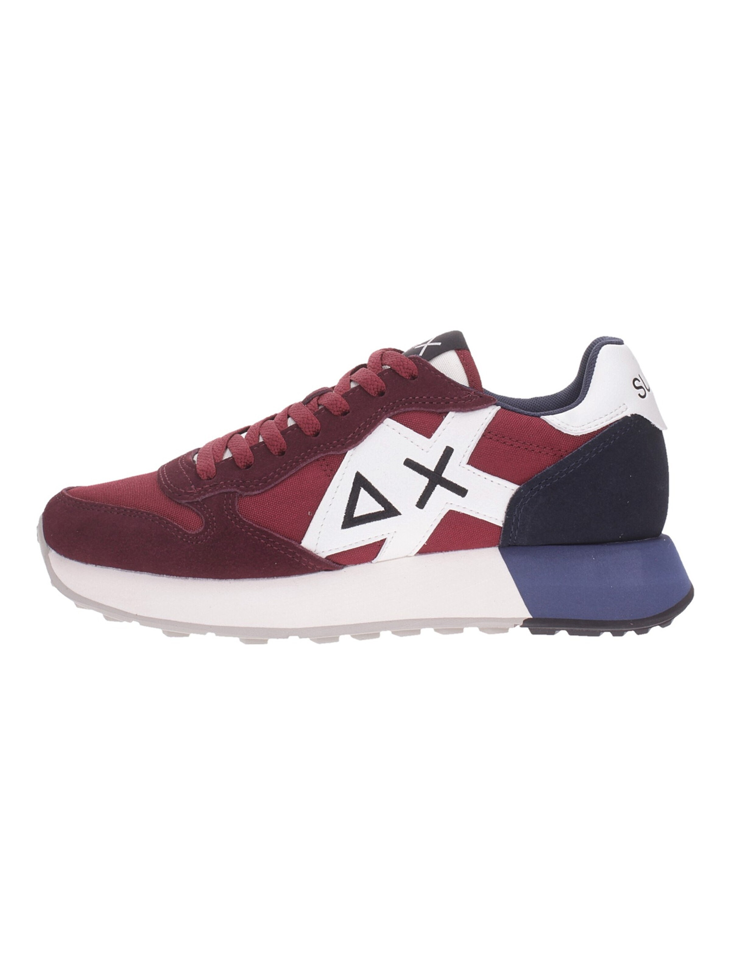 Sneaker bassa 'Jaki' di SUN68 in rosso: frontale