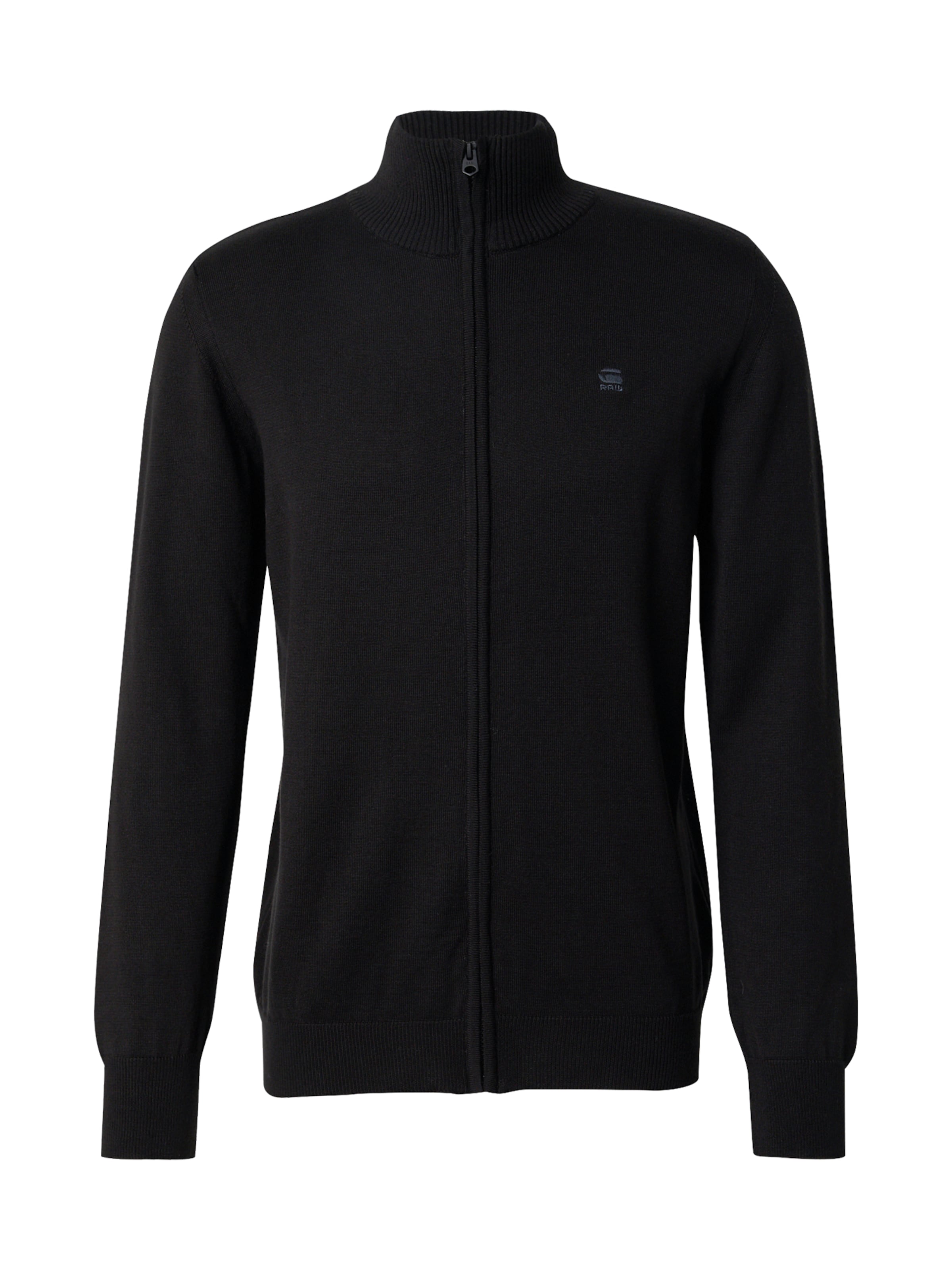 G-STAR Pletena jopa | črna barva: sprednja stran