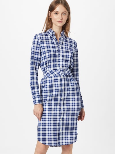 Rochie tip bluză 'HEIDI' POLO RALPH LAUREN pe albastru / alb, Vizualizare model