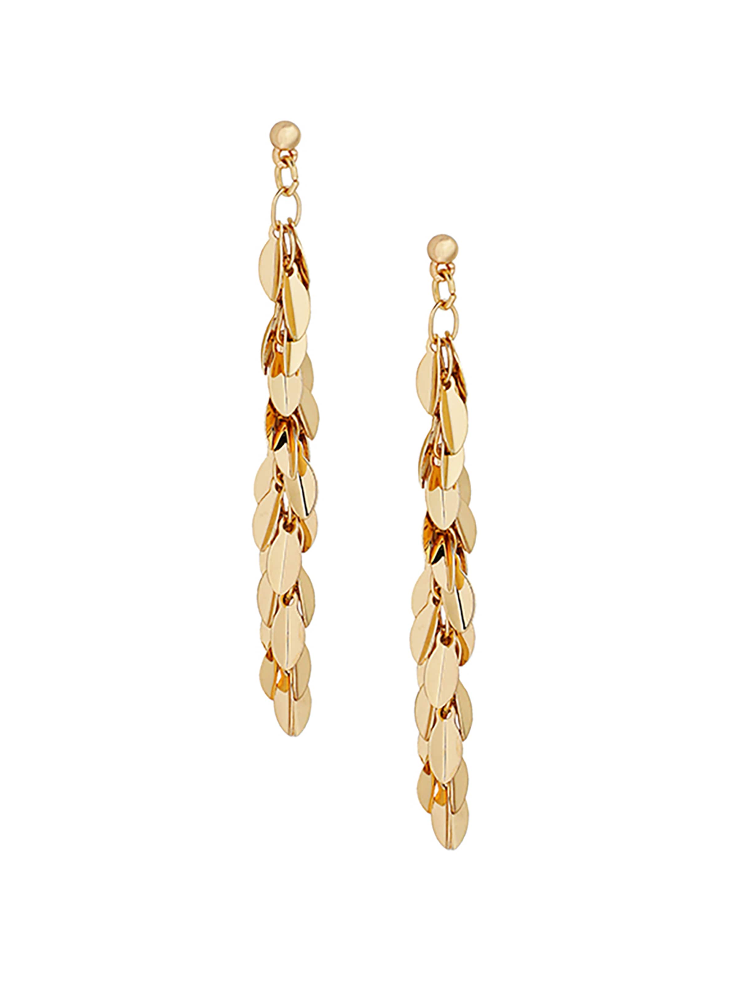 Boucles d'oreilles 'VILLI' TATUUM en or : devant