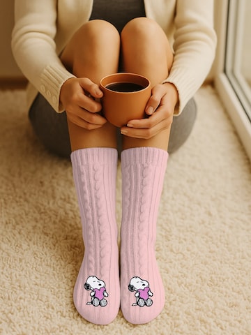 Snoopy & Die Peanuts Socken‌‌‌‌‌‌ in Pink